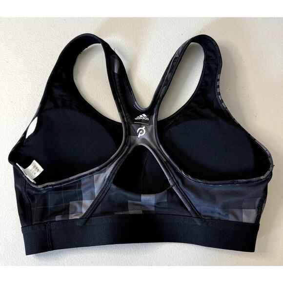 Adidas x Peloton Digi Motion HEAT.RDY Believe This Bra Sports Black Womens Sz M - Picture 2 of 3
